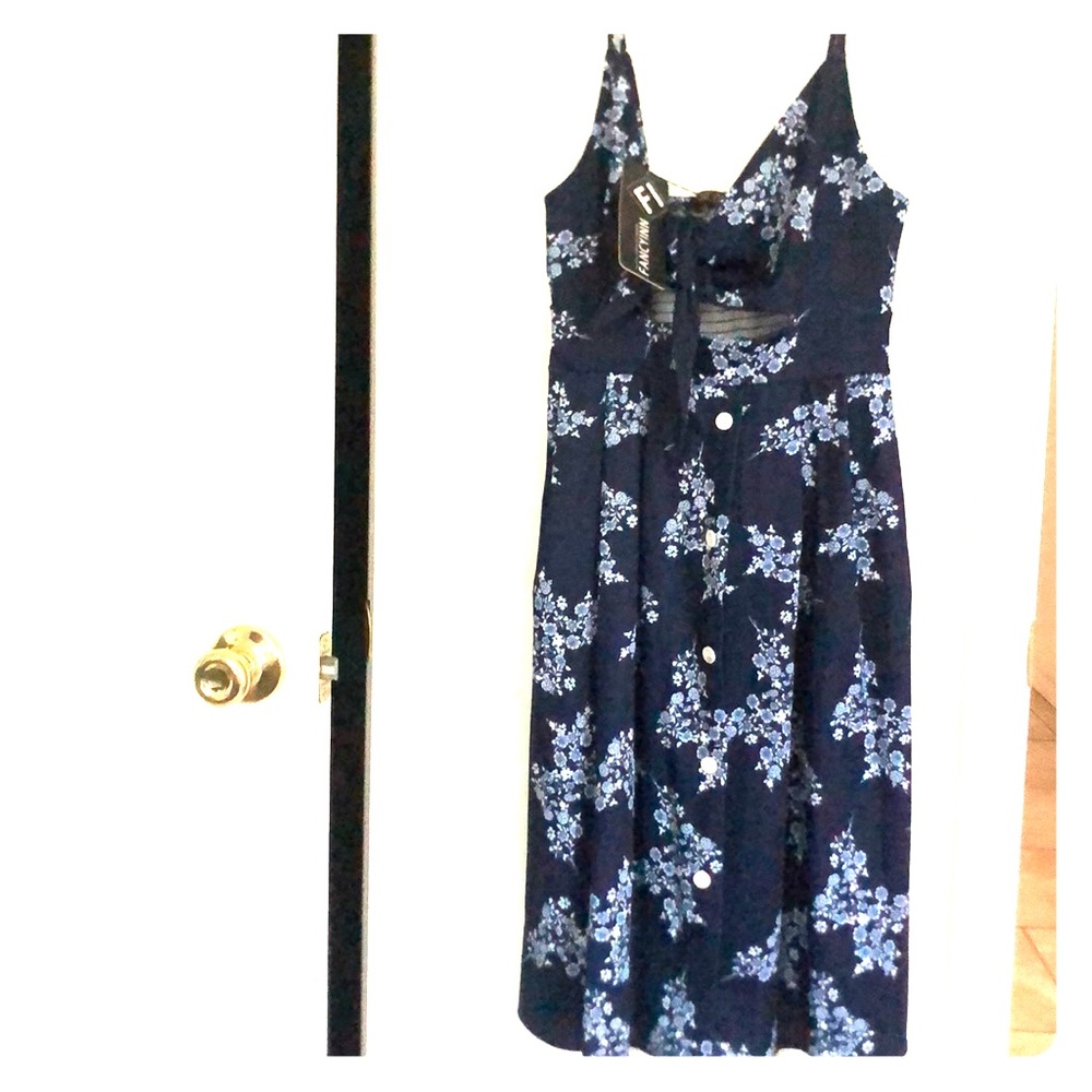 Blue sundress